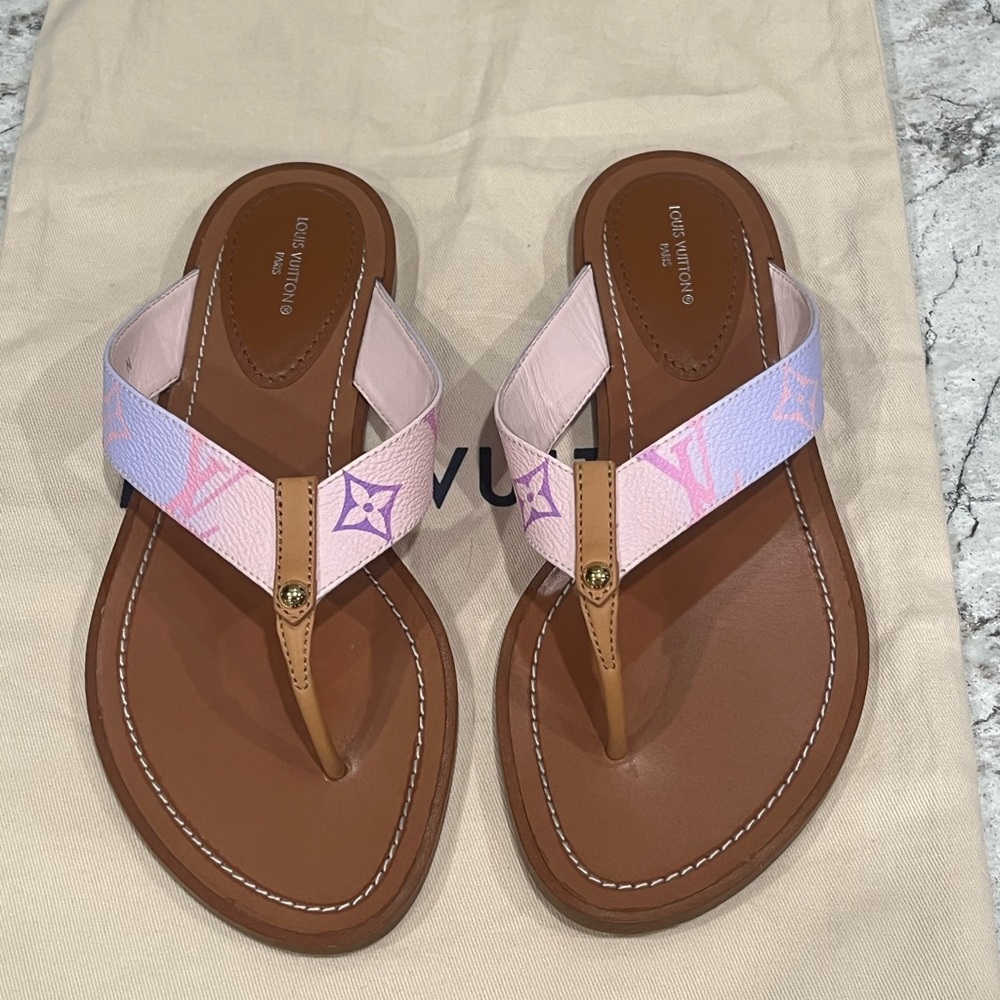 Louis Vuitton flip flops